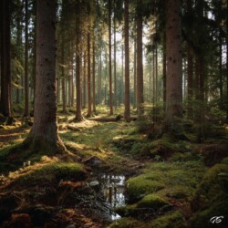 Morgen im Wald